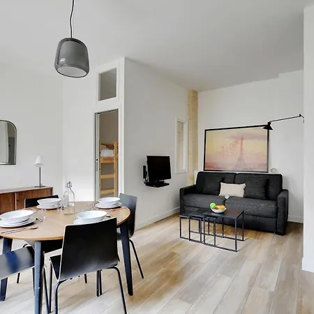Chic -2br-6p- Oberkampf-republique Апартаменты